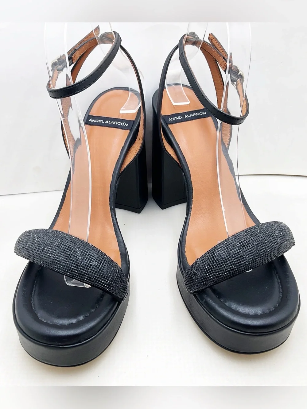 🆕{Angel Alarcon} Embellished Platform Sandals
